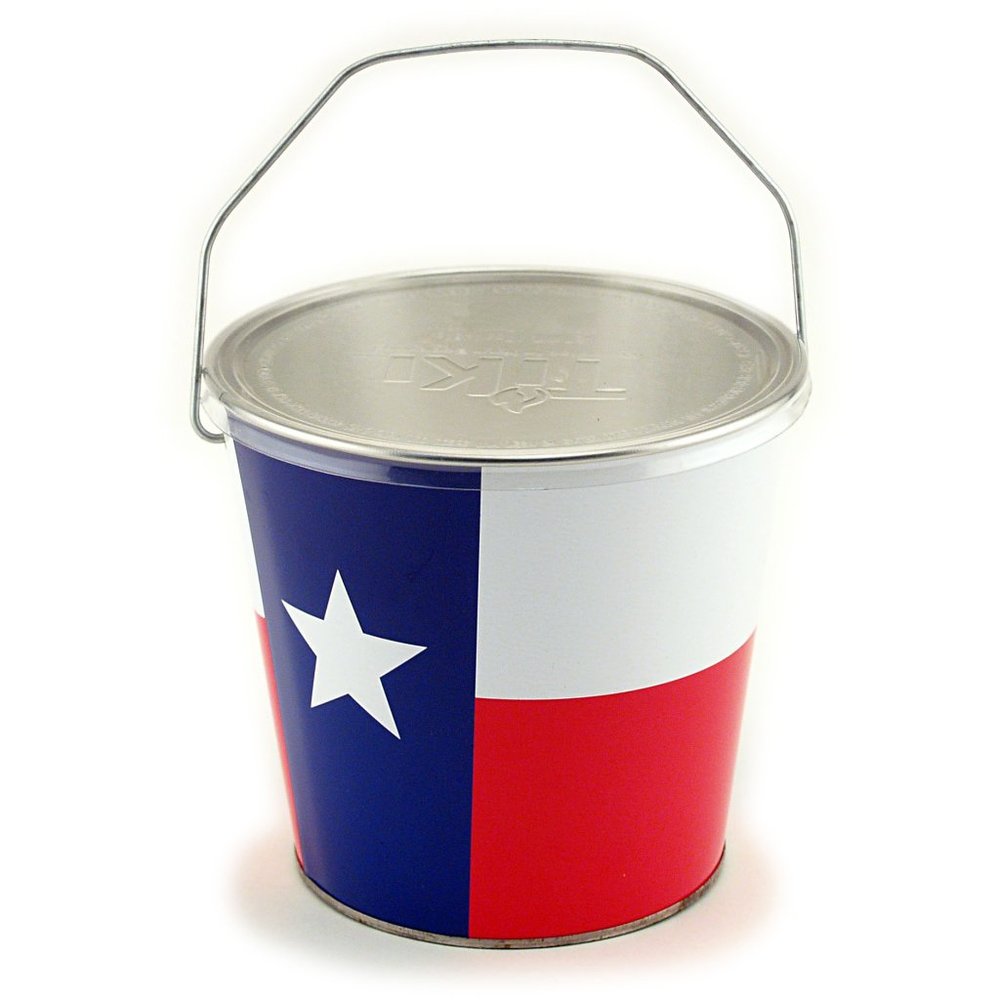 Tiki Citronella Texas Wax Candle Tin Bucket